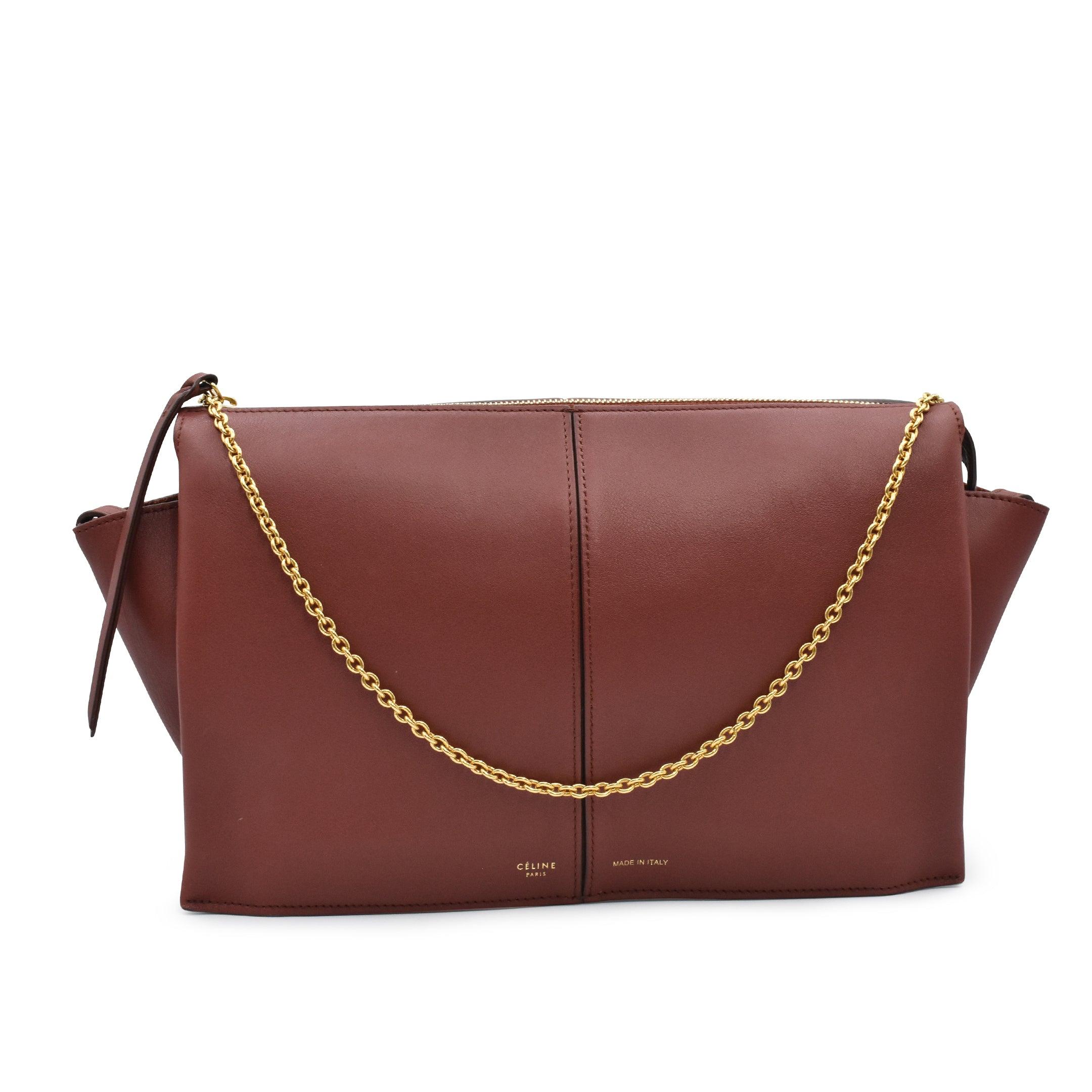 Celine Tri-Fold Clutch on Chain