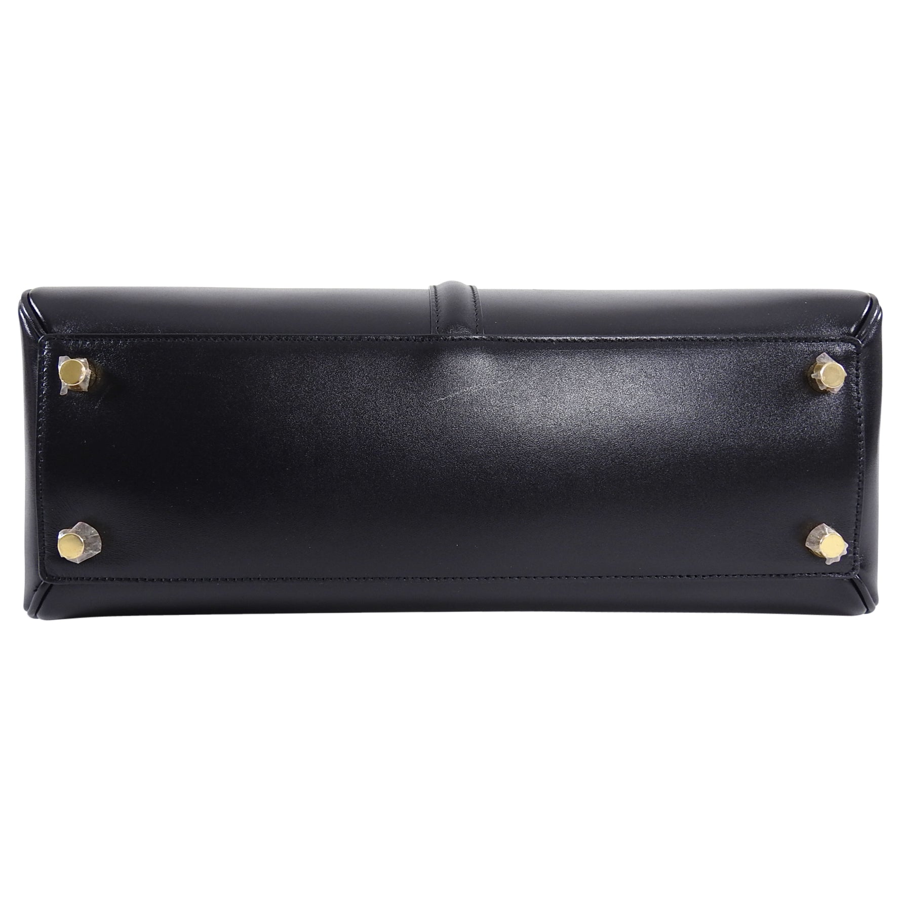 Celine Hedi Slimane Medium New 16 Bag in Black Satinated Calfskin