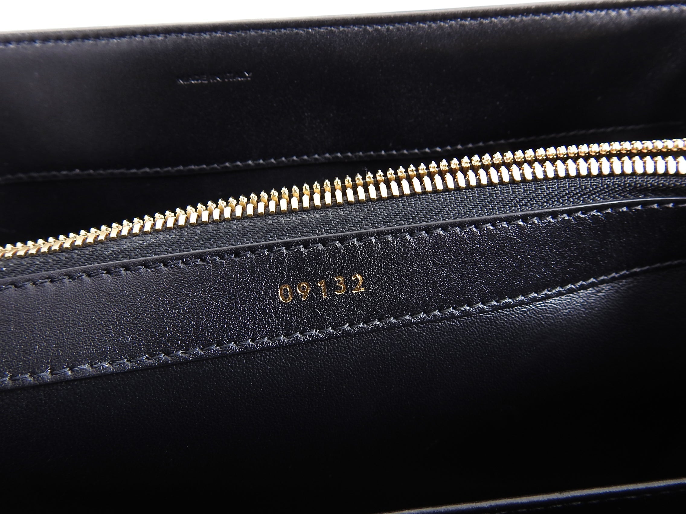 Celine Hedi Slimane Medium New 16 Bag in Black Satinated Calfskin