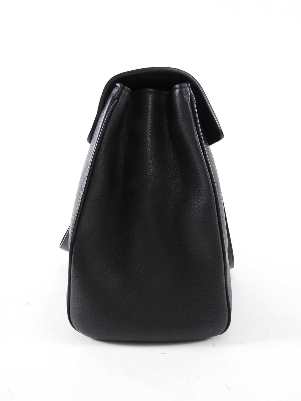 Celine Black Leather Soft Medium 16 Bag