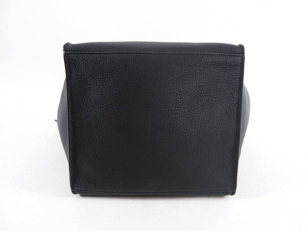 Celine Black Leather Small Big Bag Tote Bag