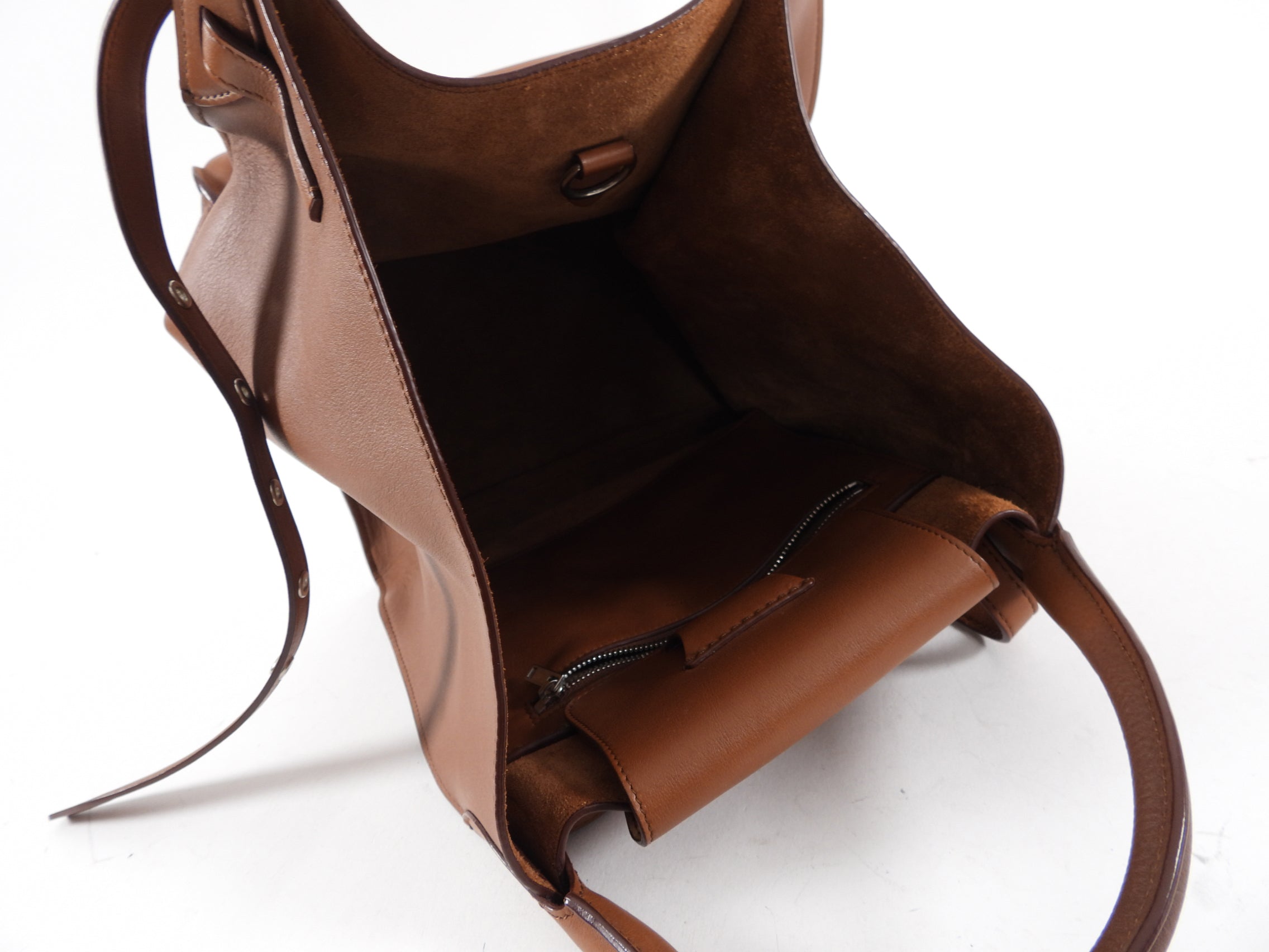 Celine Cognac Brown Small Big Bag Two-Way Bag