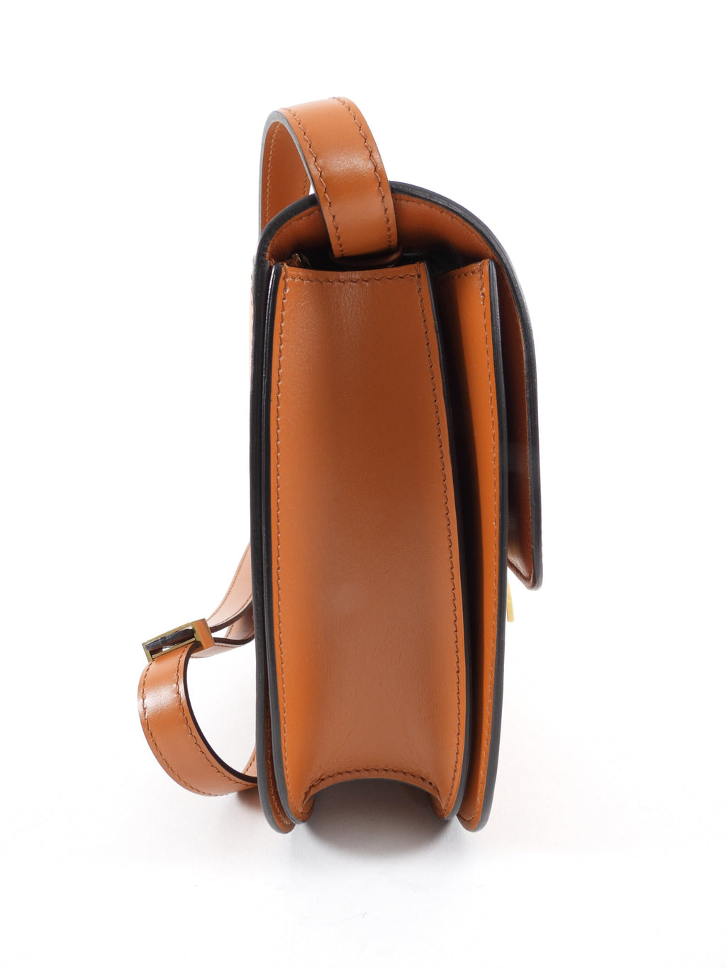 Celine Medium Brown Smooth Calfskin Box Shoulder Bag