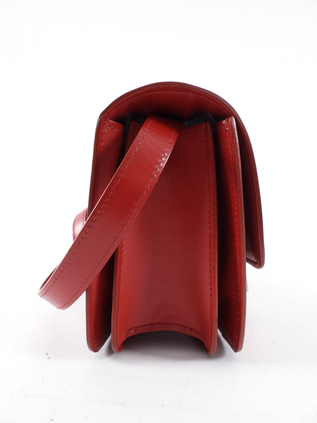 Celine Red Leather Small Box Bag