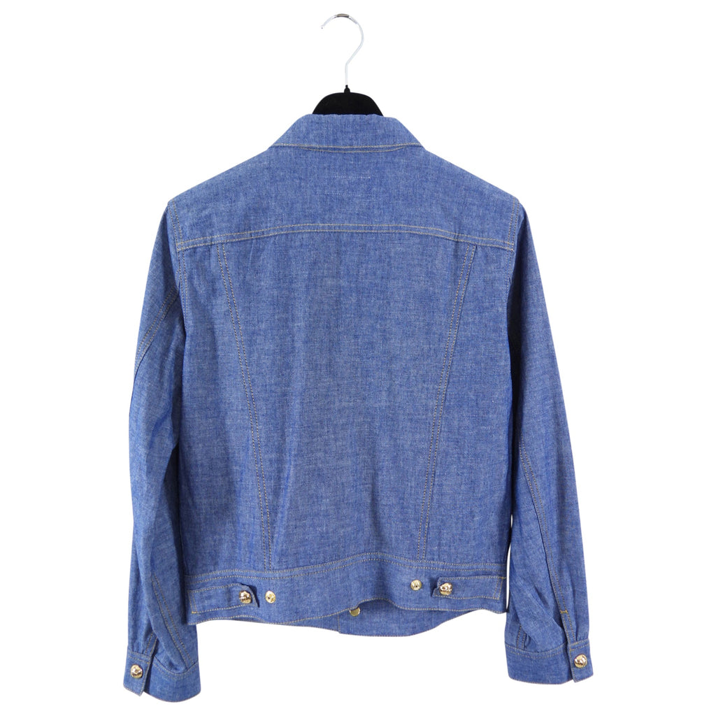 Celine Blue Denim Trucker Jacket Lightweight Shirting - M