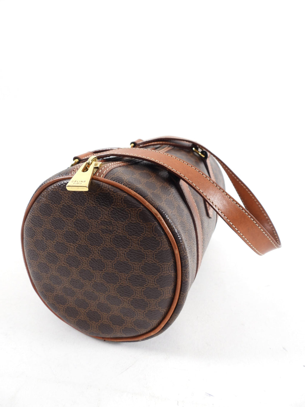 Celine Vintage Macadam Barrel Bag