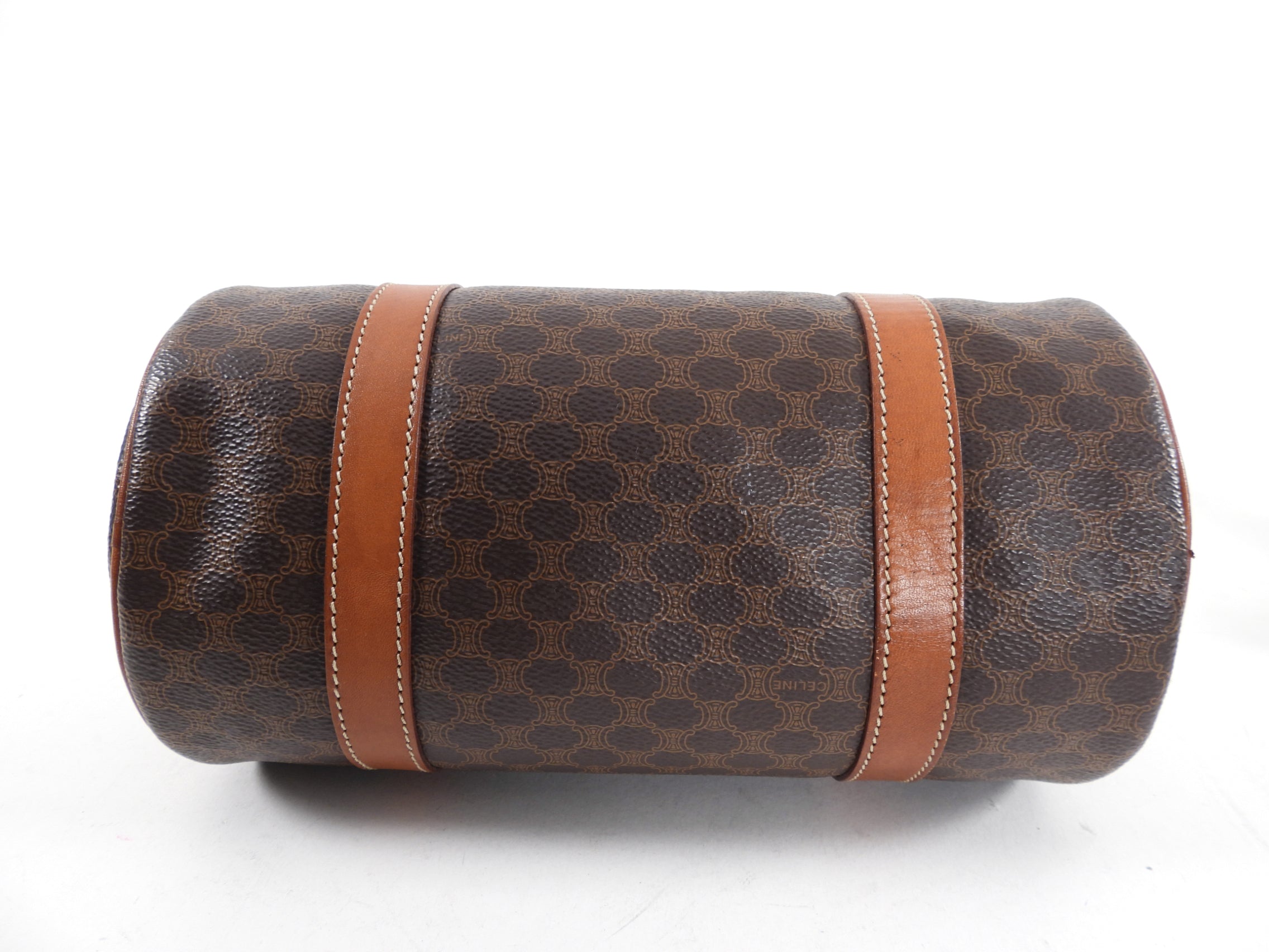 Celine Vintage Macadam Barrel Bag
