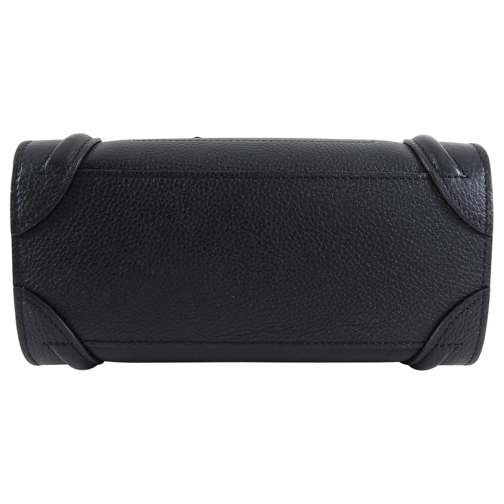Celine Black Nano Mini Crossbody Phantom Luggage Tote Bag