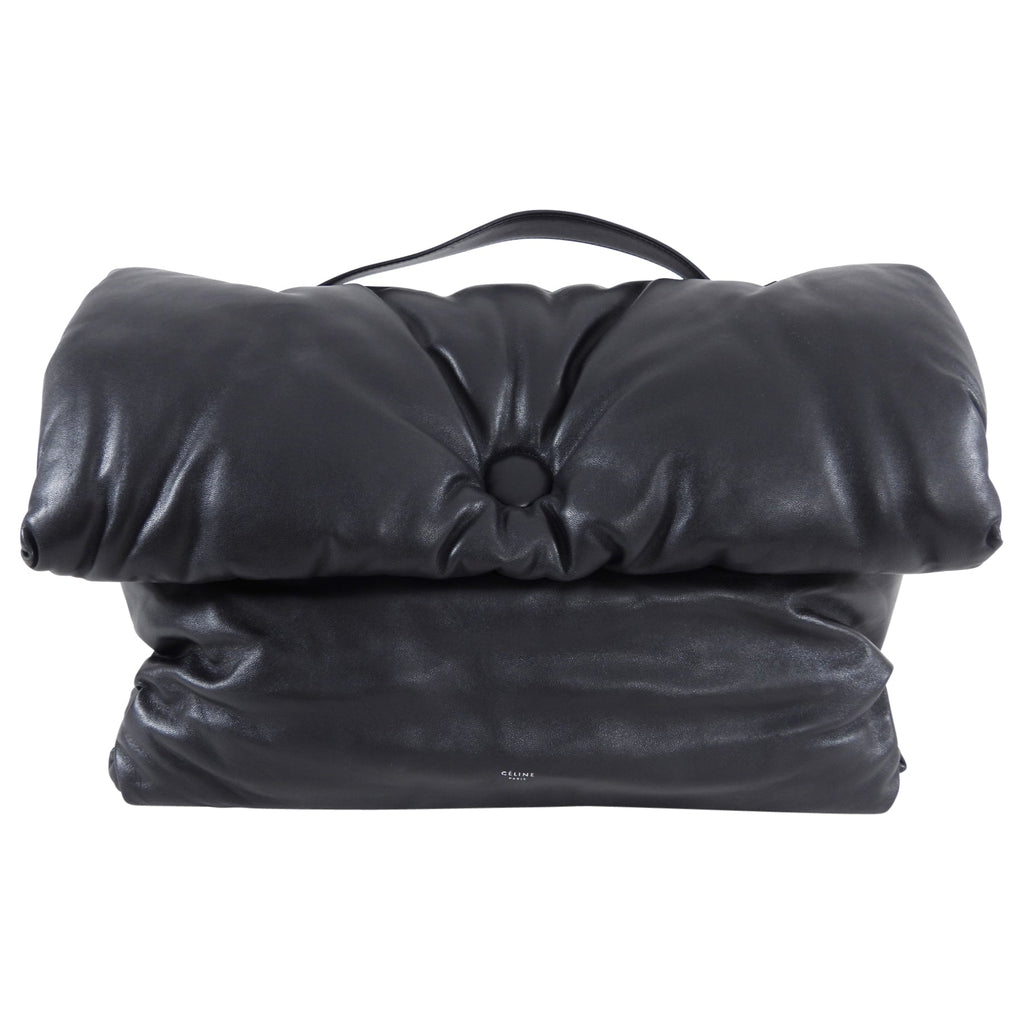 Celine Black Cartable Large Pillow Bag