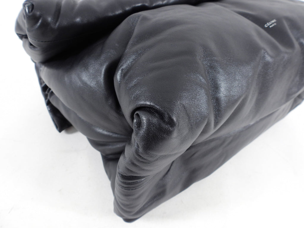 Celine Black Cartable Large Pillow Bag