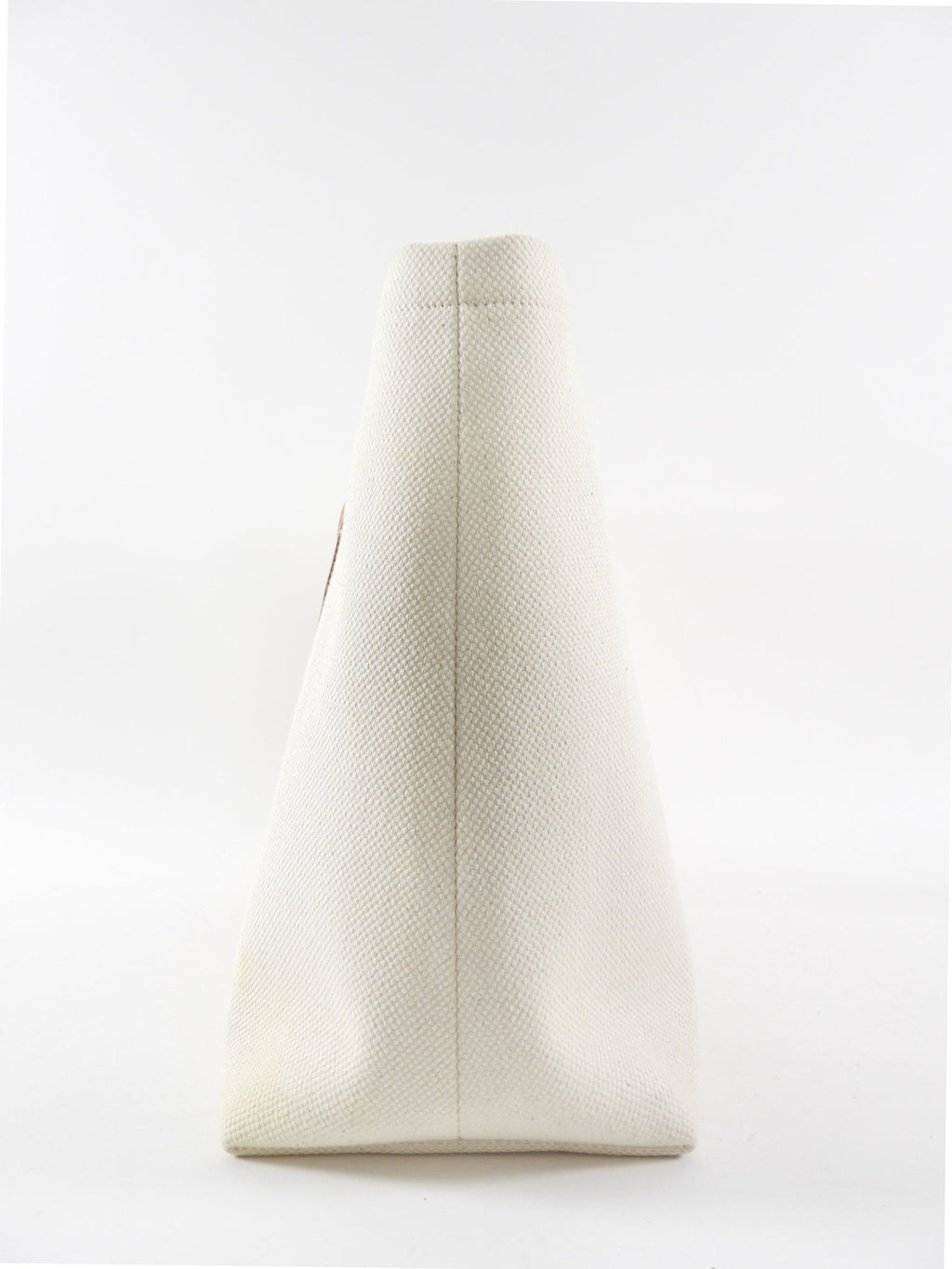Celine 2019 Natural Toile and Tan Leather Large Travel Tote Bag