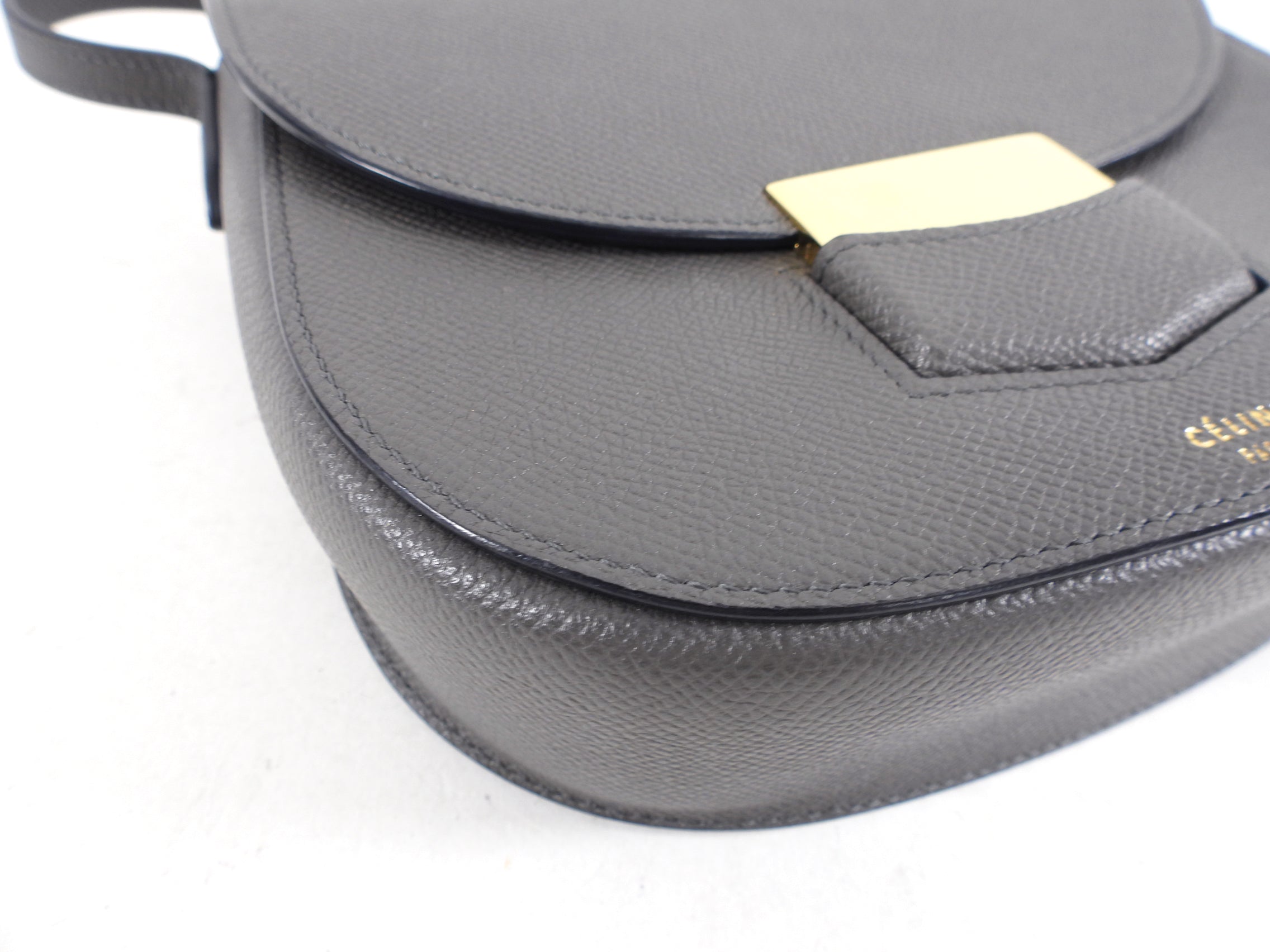 Celine Small Grey Trotter Crossbody Bag