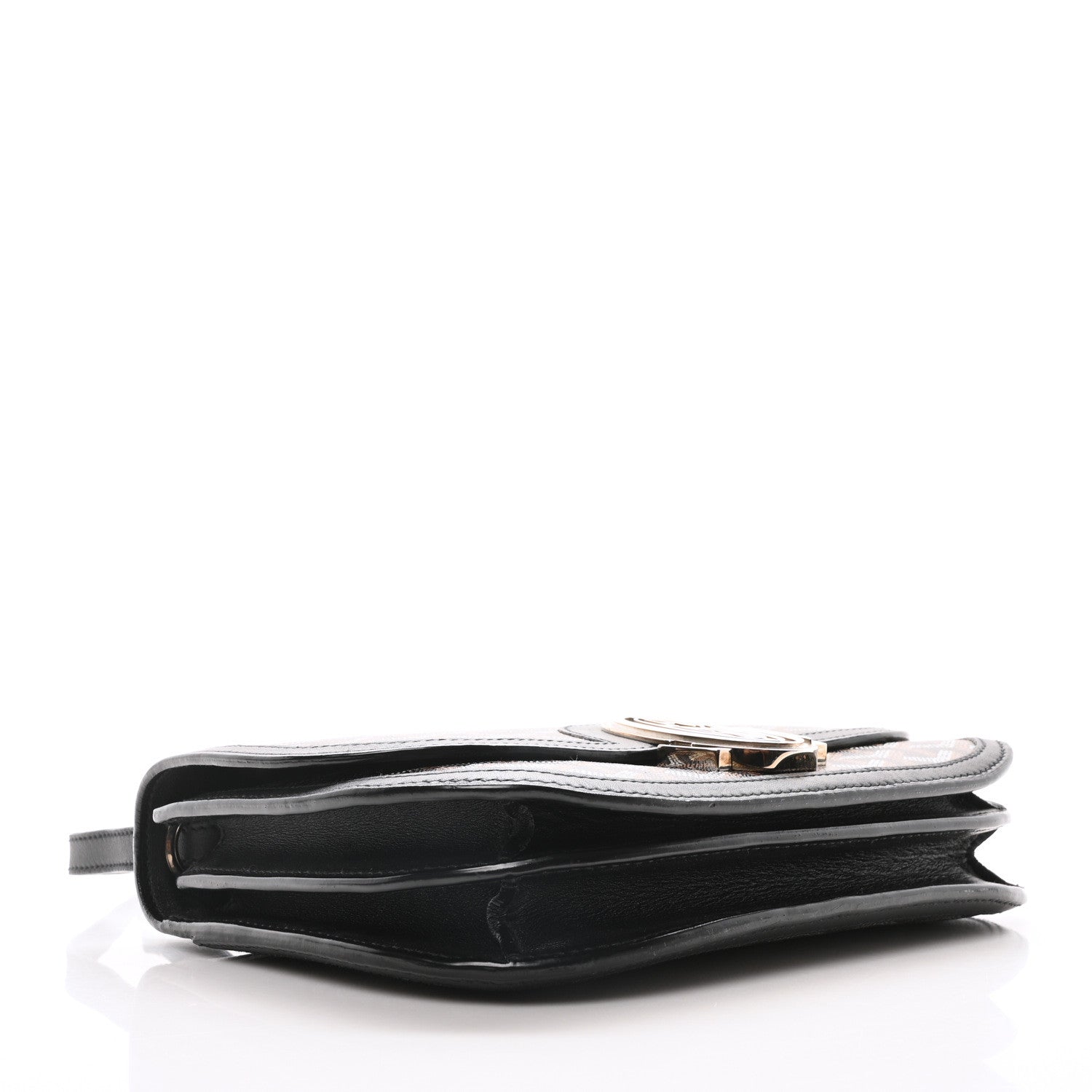 Goyardine 233 Shoulder Bag Black