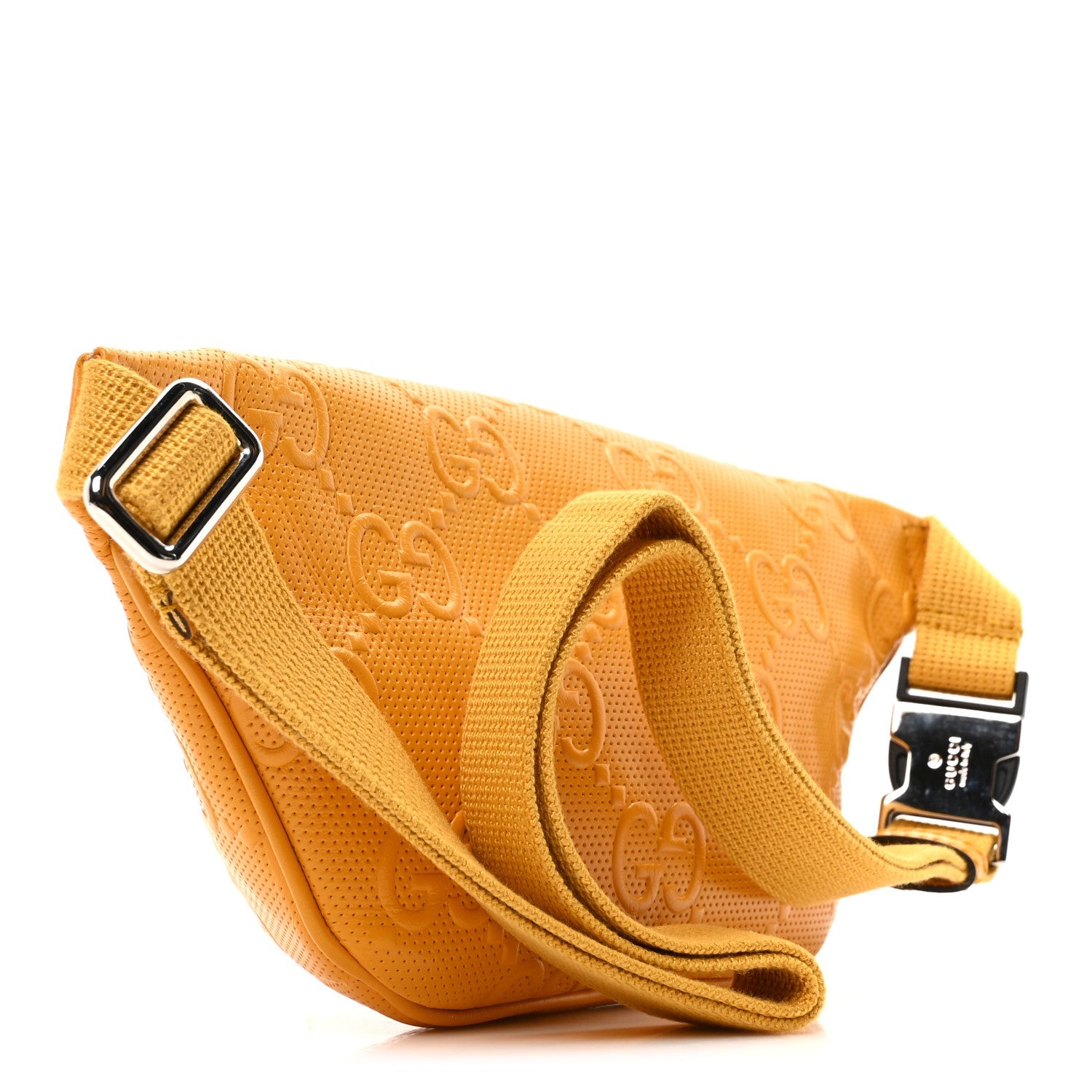 Calfskin GG Tennis Embossed Belt Bag Crop