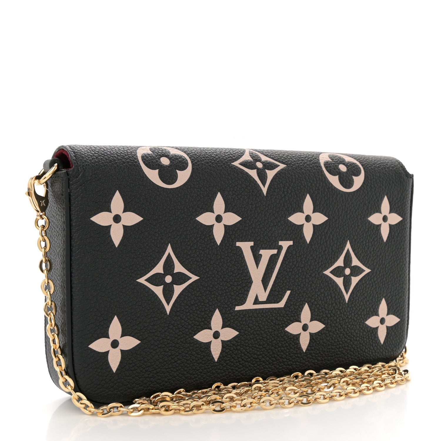 Empreinte Monogram Giant Felicie Pochette Black Beige