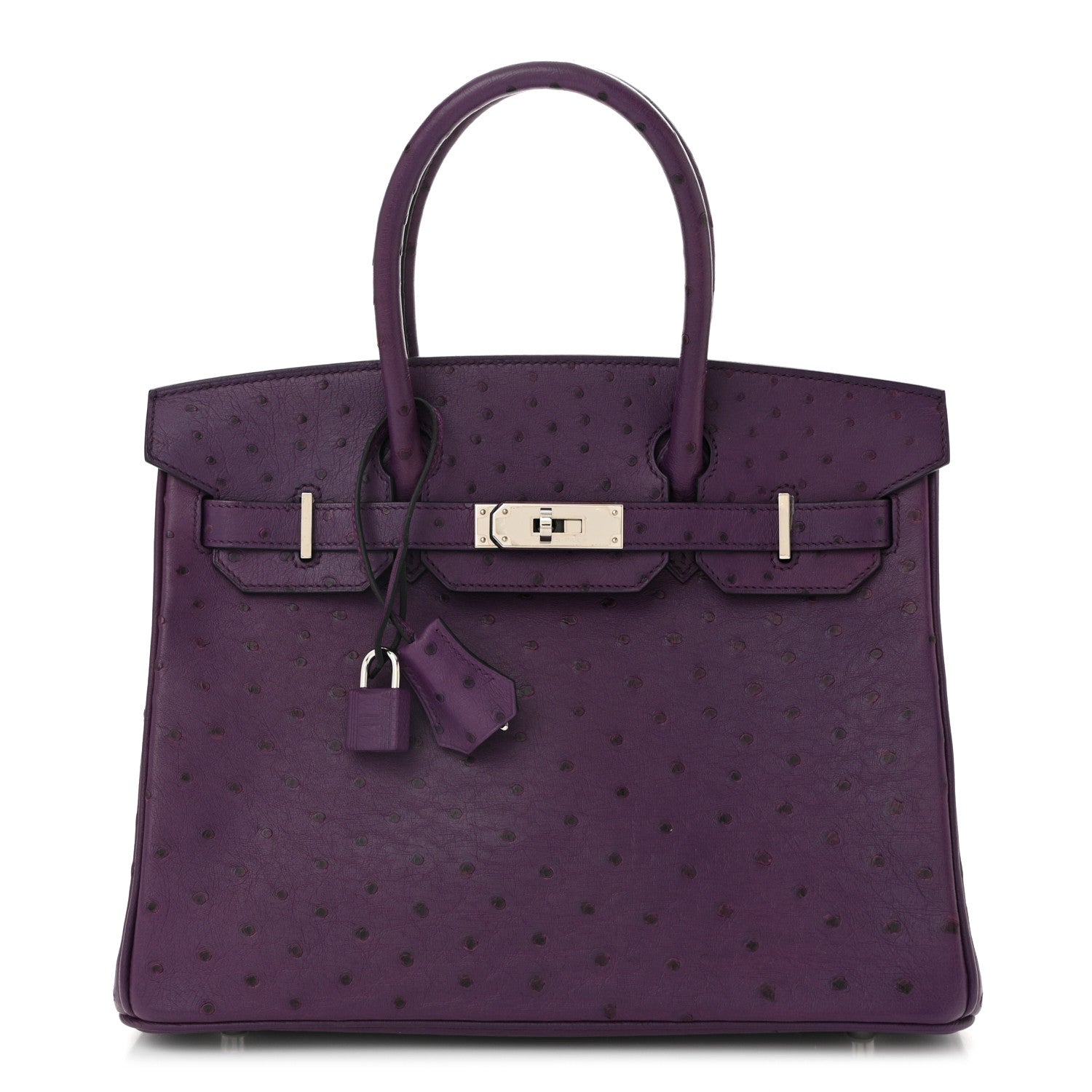 Ostrich Birkin 30 Violine