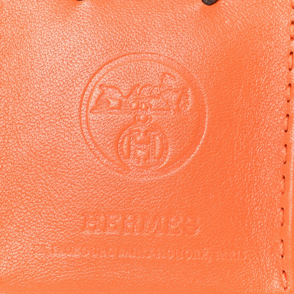 Milo Lambskin Swift Shopping Bag Charm Feu Gold