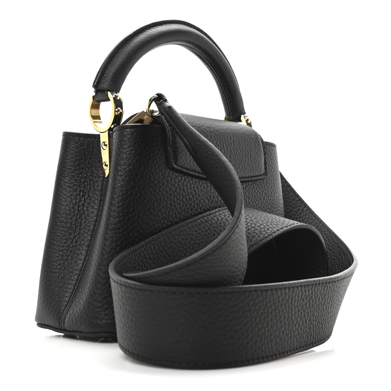 Taurillon Mini Capucines Black