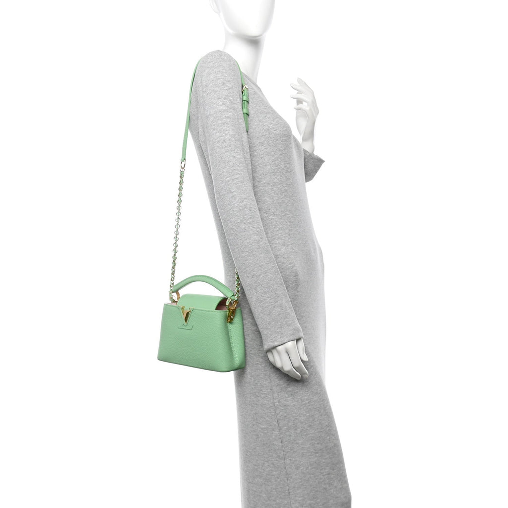Taurillon Mini Capucines Vert Pomme