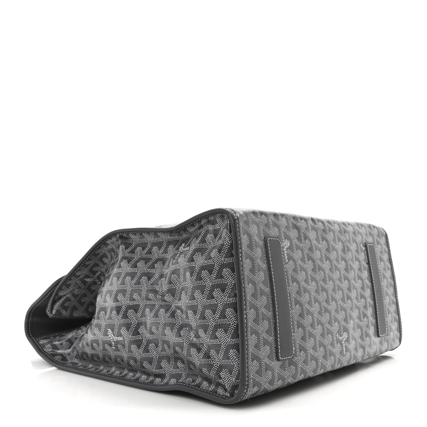 Goyardine Saint Leger Soft Briefcase Backpack Grey