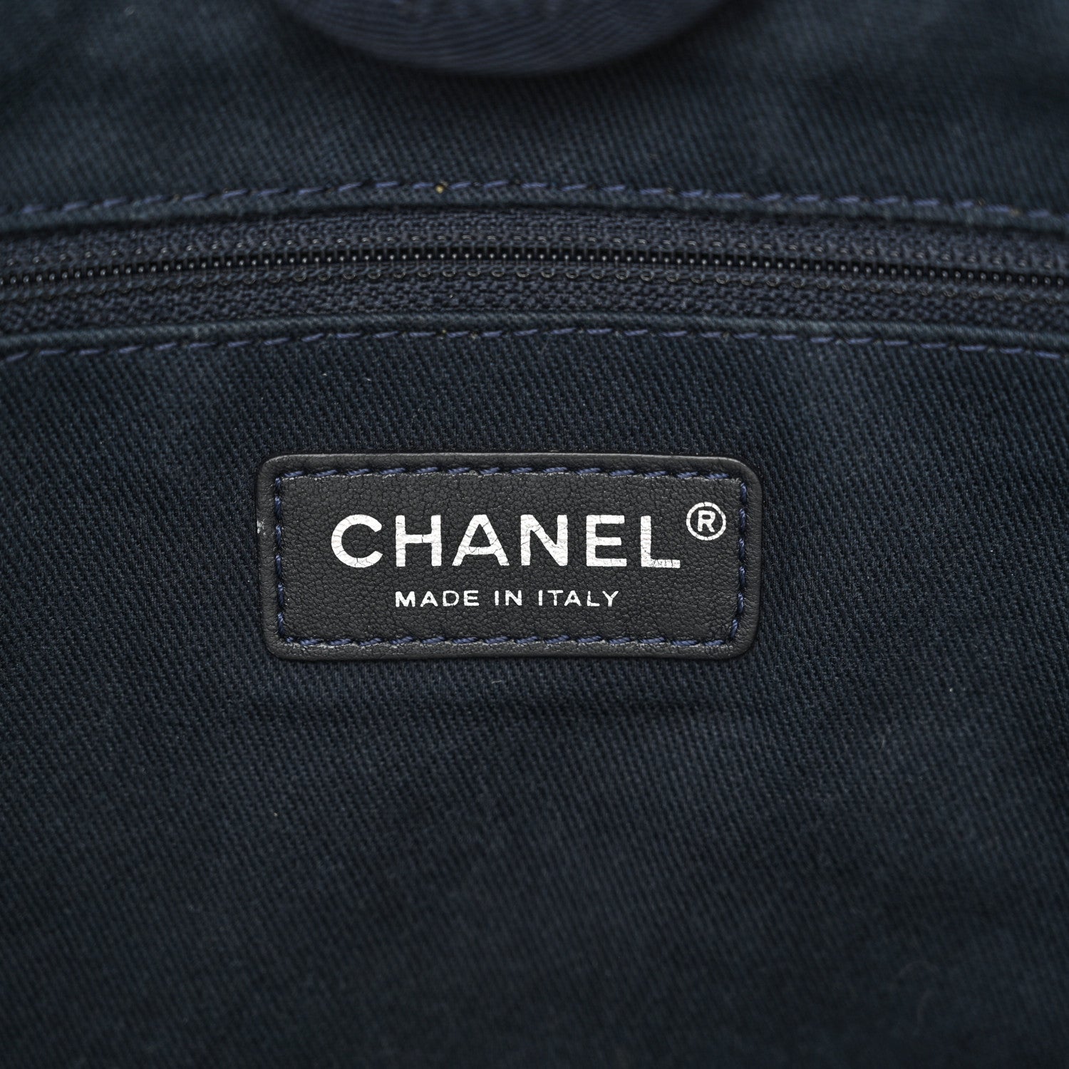 Denim Small Deauville Tote Dark Blue