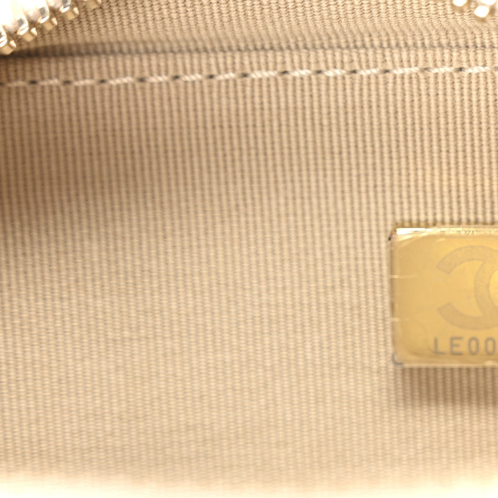 Metallic Lambskin Like A Wallet Flap Golden Pink