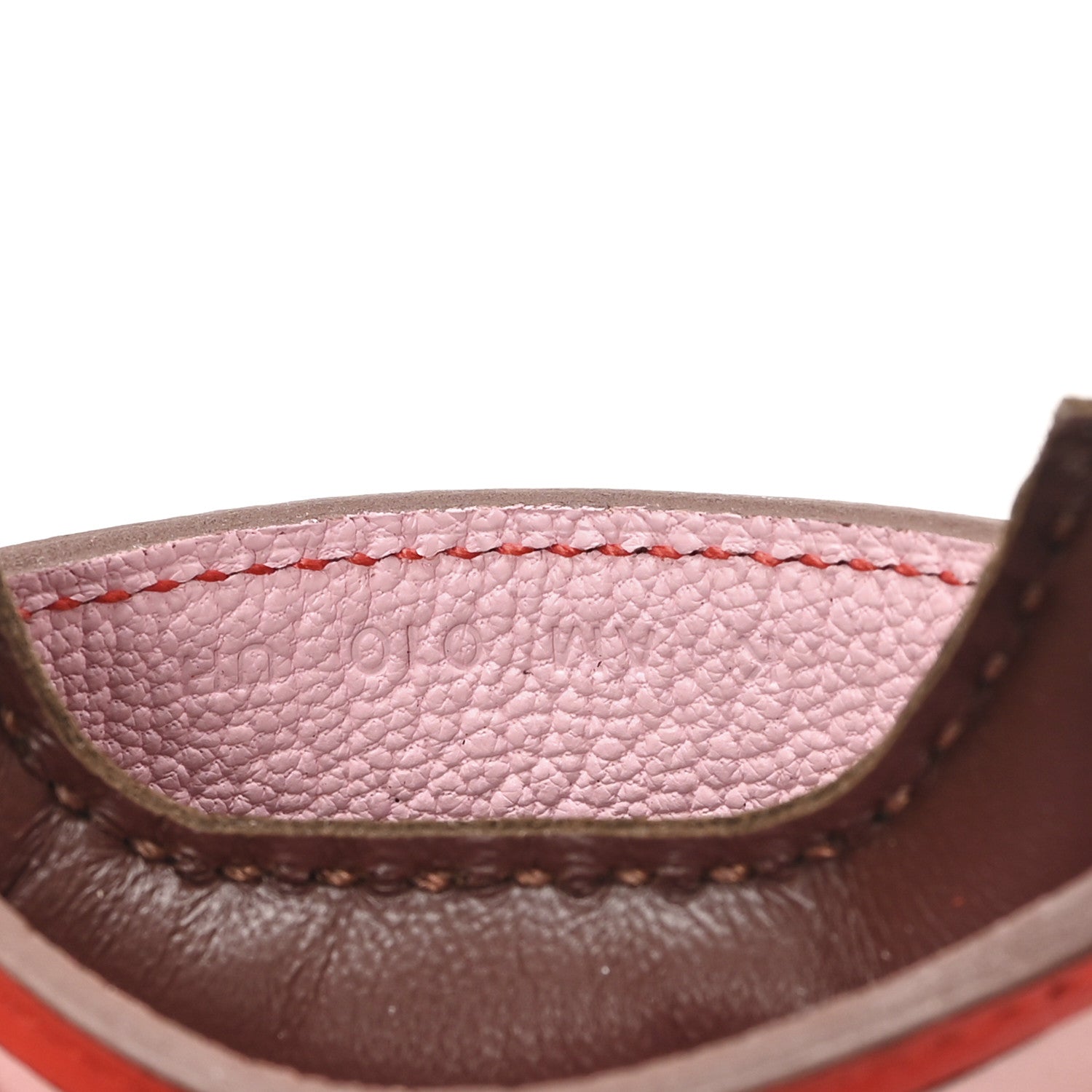 Milo Lambskin Grigri Rodeo Robeo Coeur Bag Charm PM Terre Capucine Rose Sakura