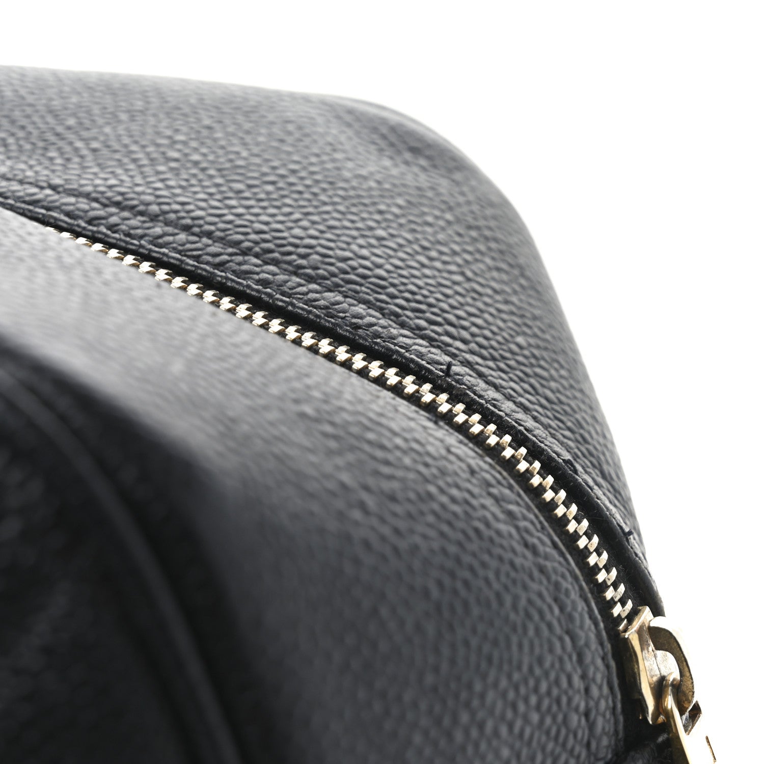 Caviar Quilted Large Bowler Black