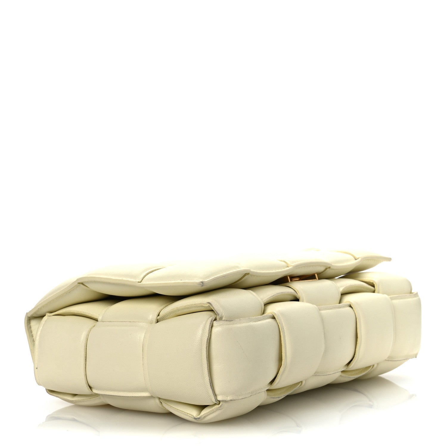 Nappa Maxi Intreccio Padded Cassette Crossbody Bag Zest