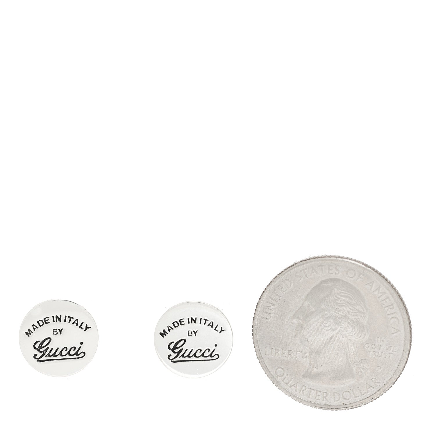 Sterling Silver Round Stud Earrings