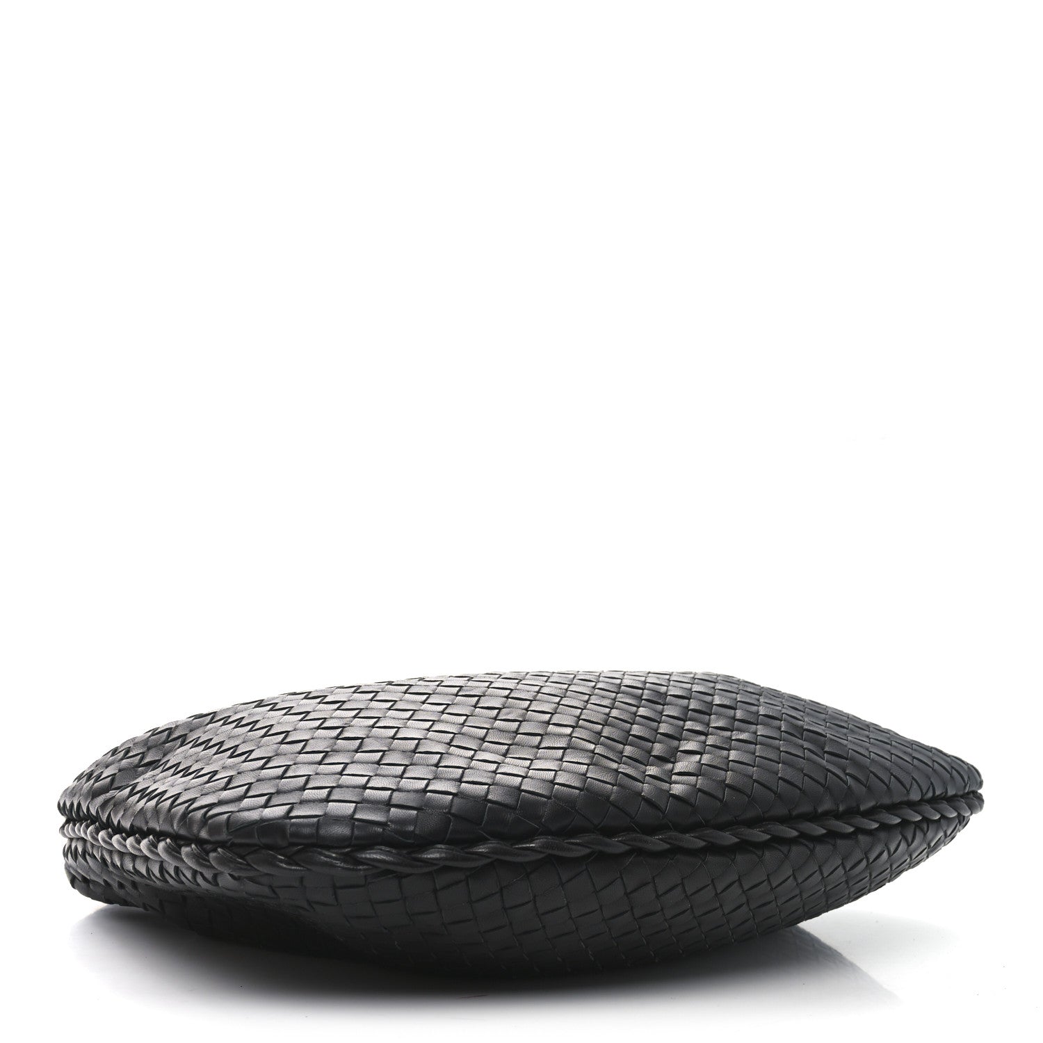 Nappa Intrecciato Medium Veneta Hobo Black