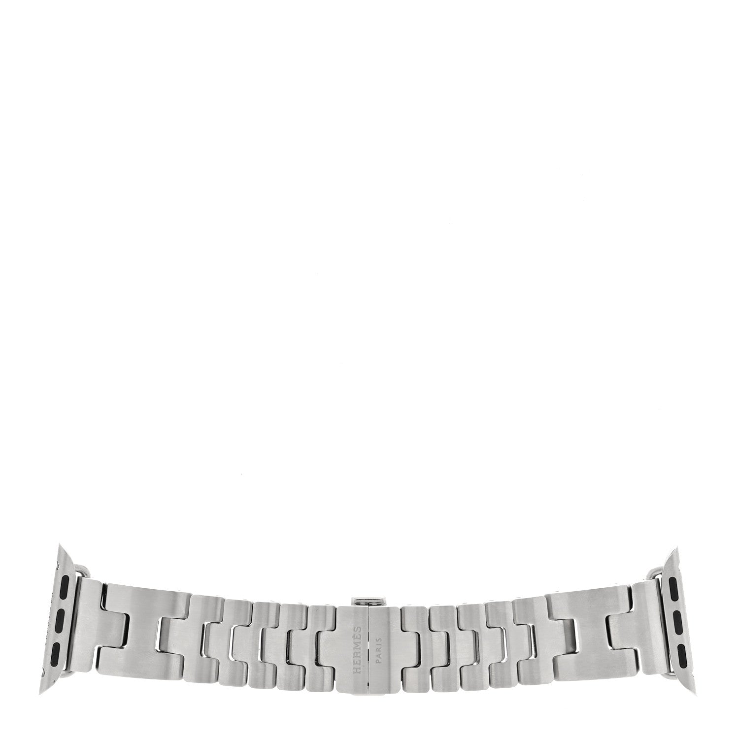 Stainless Steel 42mm Grand H Apple Watch Single Tour Band Gris