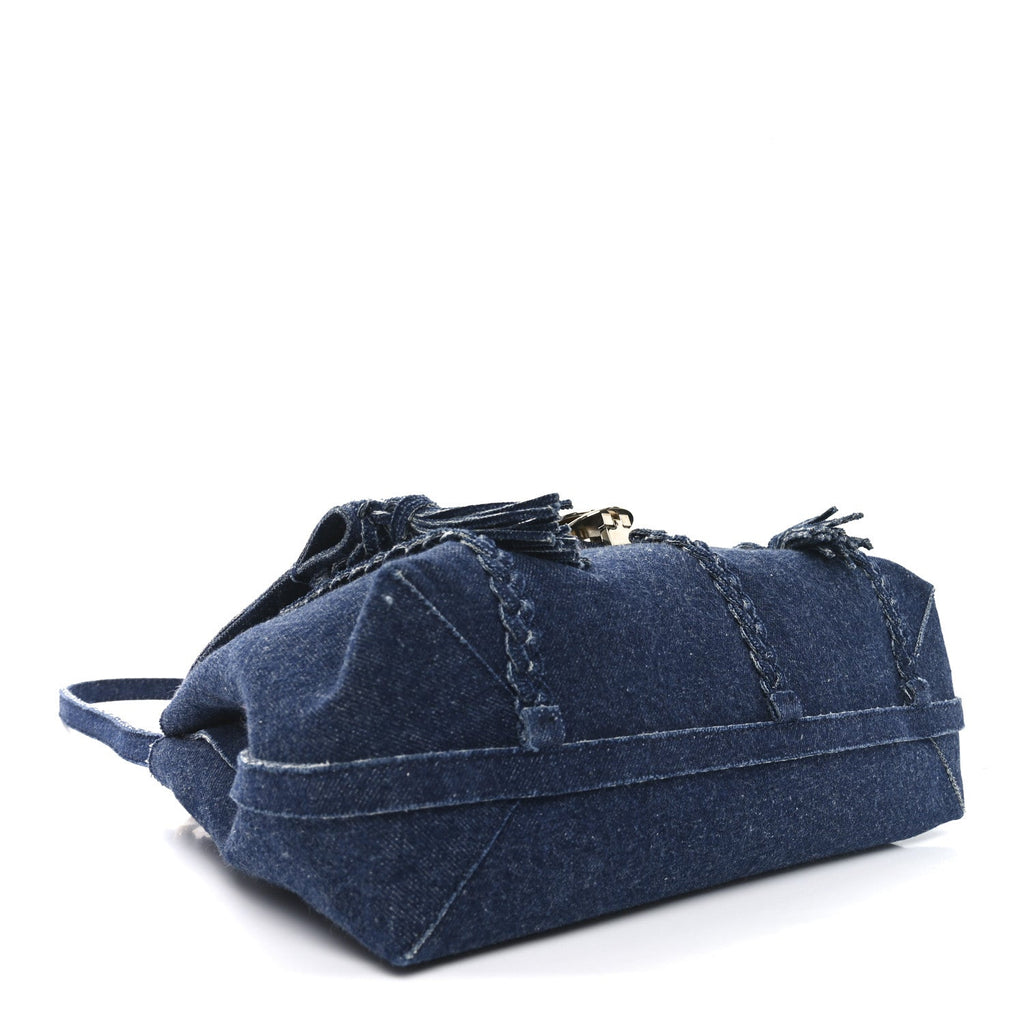 Denim Medium Penelope Shoulder Bag Blue