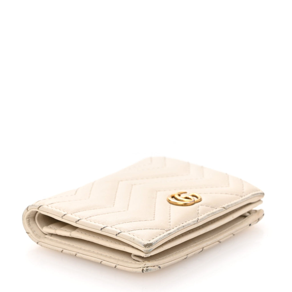 Calfskin Matelasse GG Marmont  Case White