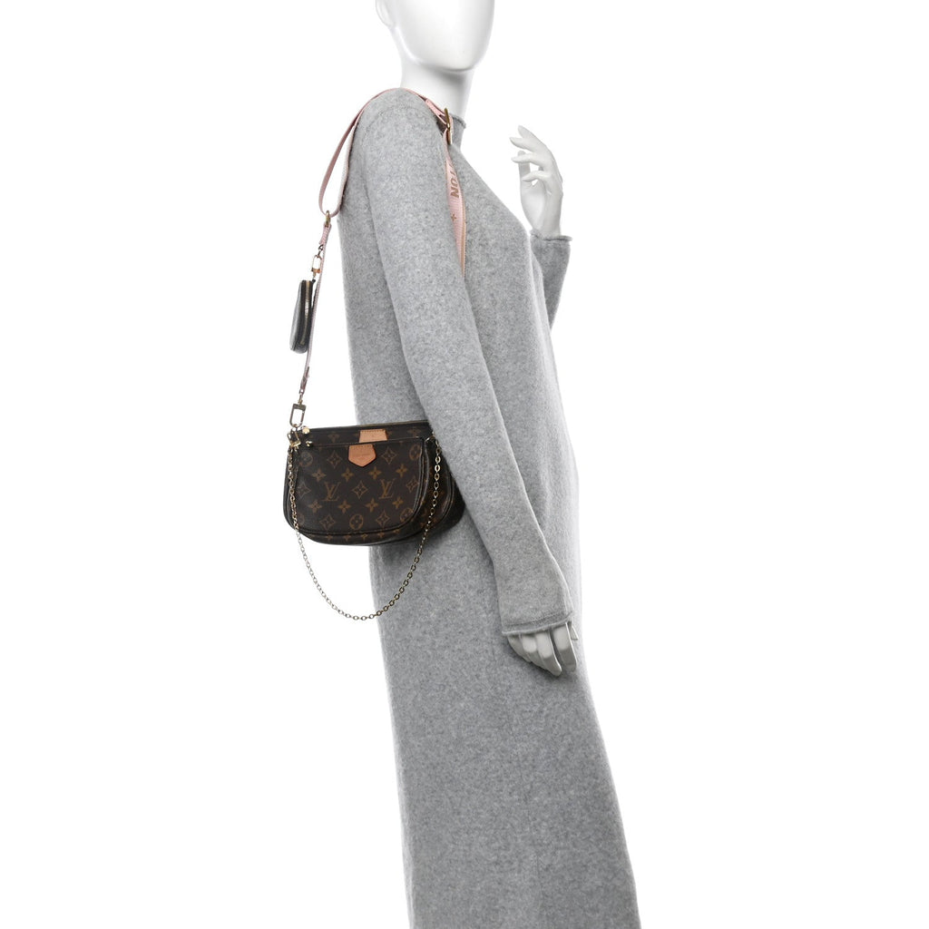 Monogram Multi Pochette Accessories Rose Clair
