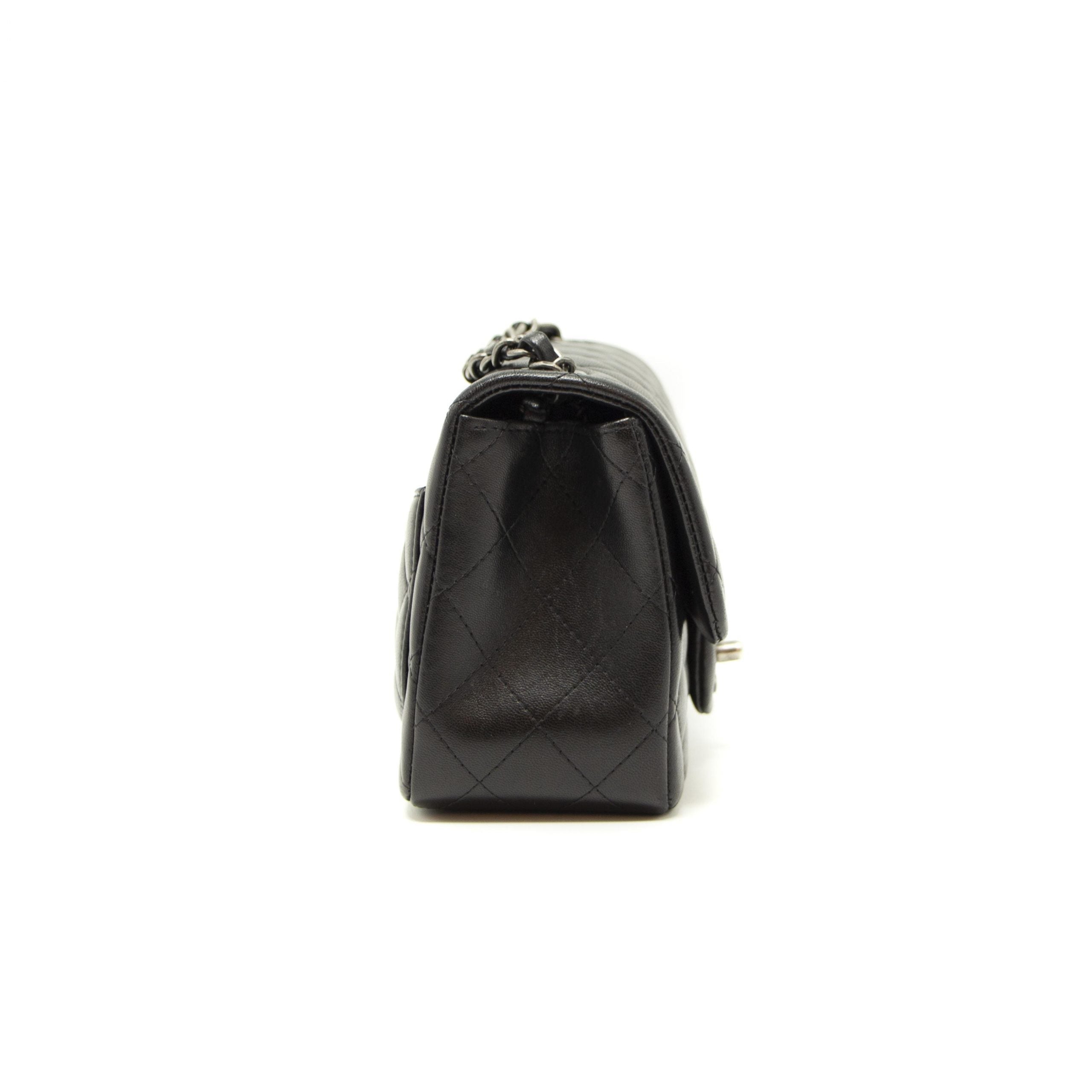 Chanel Quilted Lambskin Square Mini Black