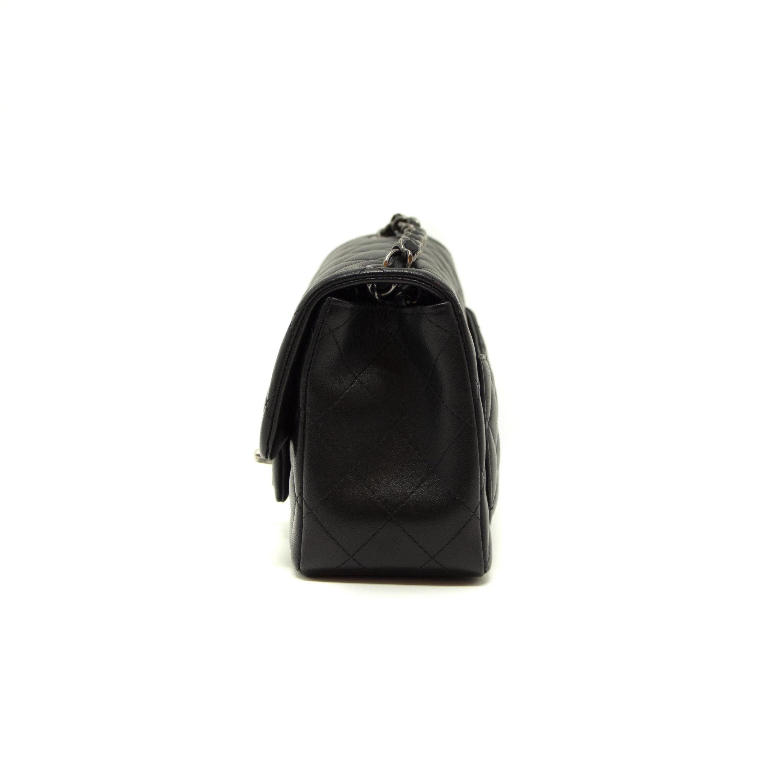 Chanel Quilted Lambskin Square Mini Black
