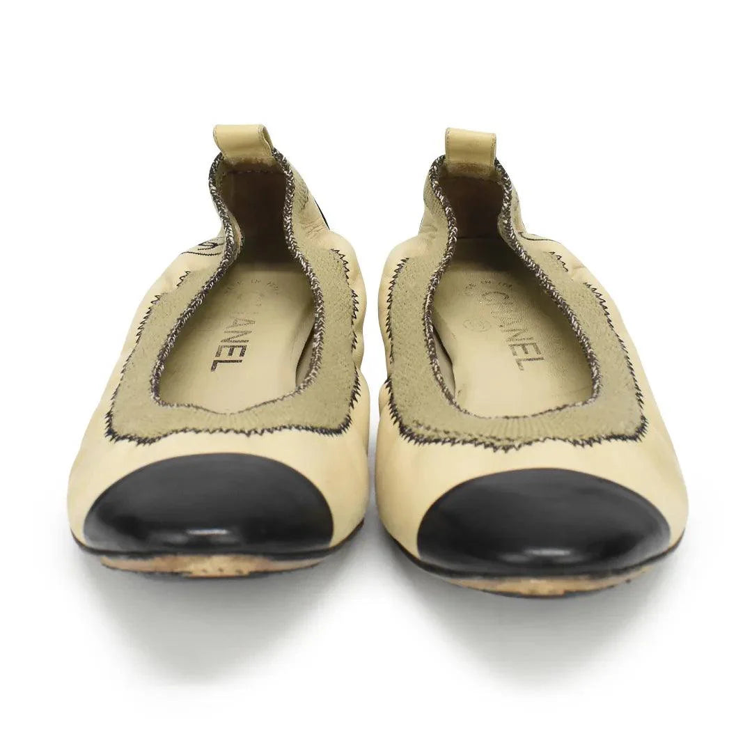 Chanel Elastic Flats - Women's 37