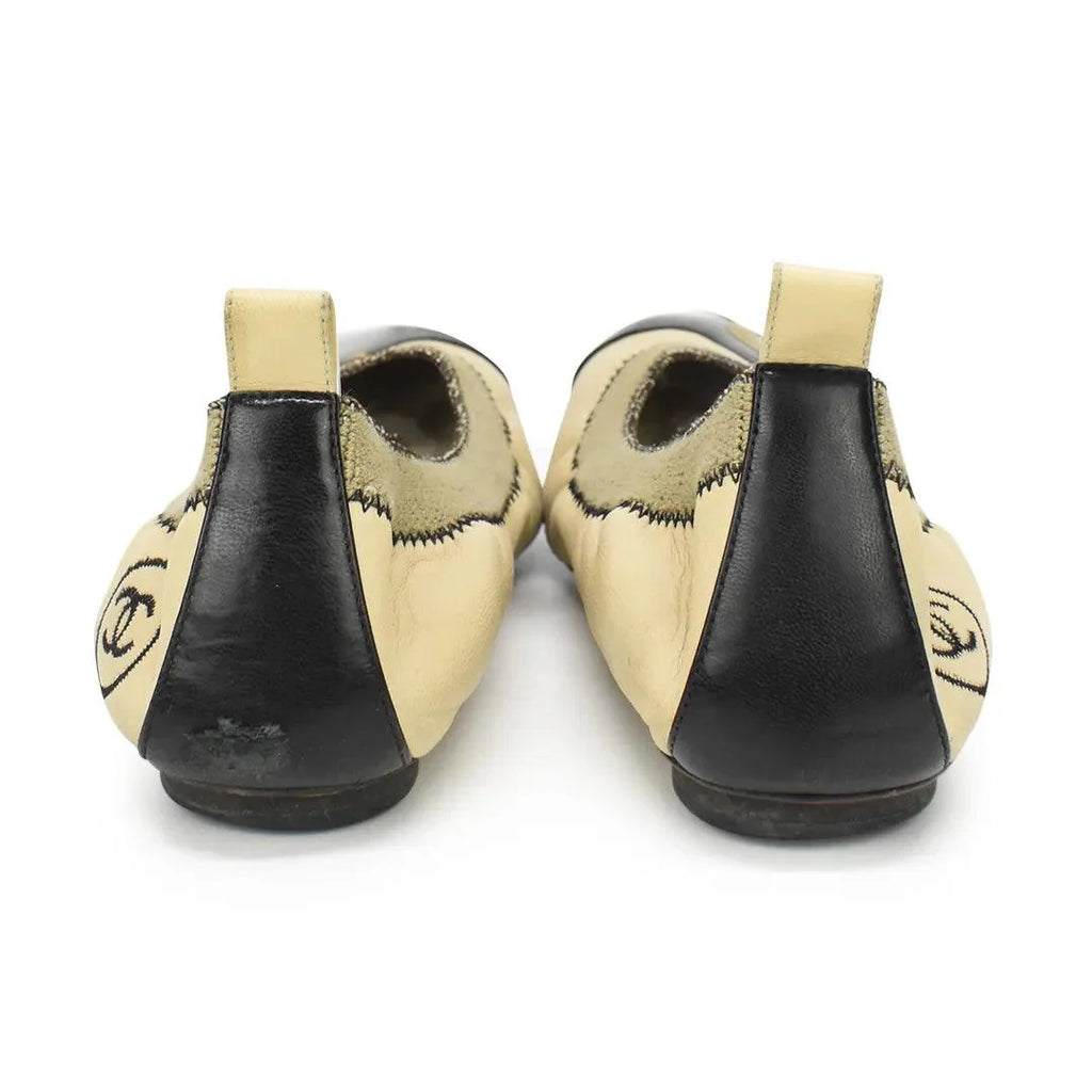 Chanel Elastic Flats - Women's 37