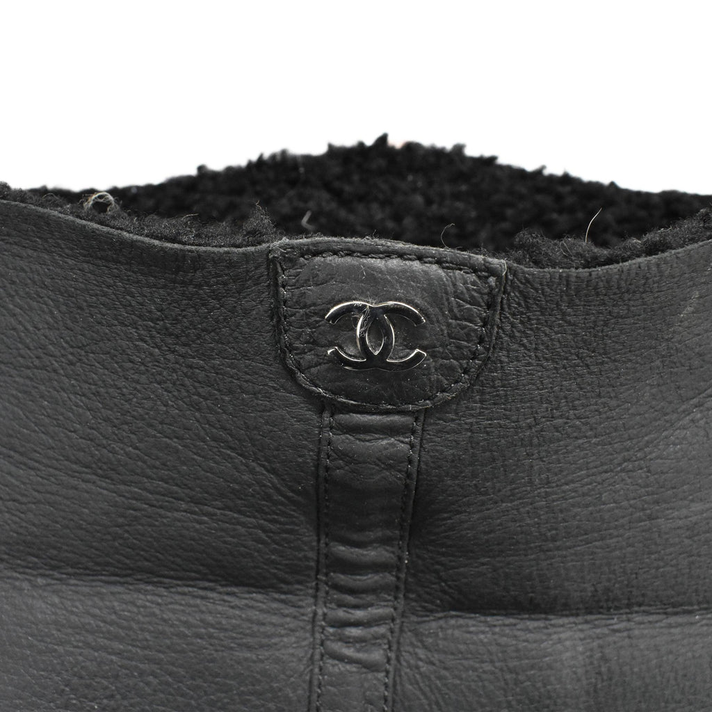 Chanel Shearling Boots - Women's 40