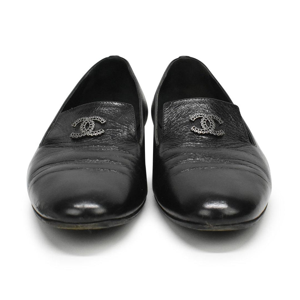 Chanel 'Smoking Slipper' Loafers - Women's 37