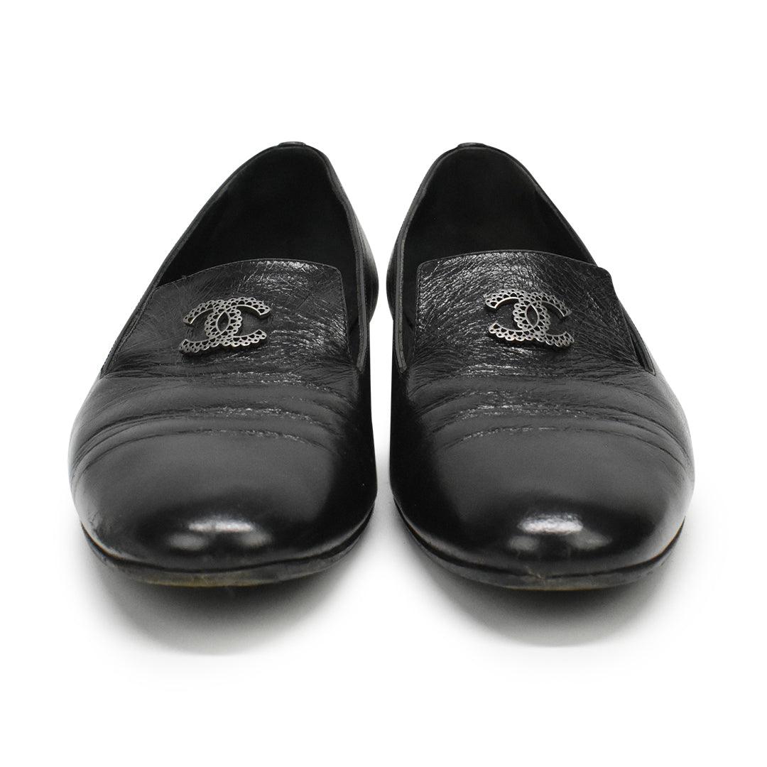 Chanel 'Smoking Slipper' Loafers - Women's 37