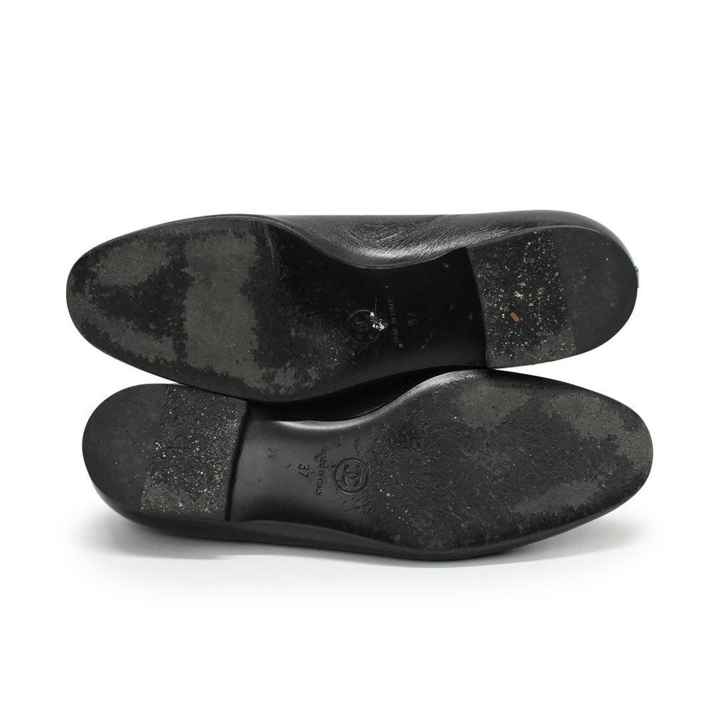 Chanel 'Smoking Slipper' Loafers - Women's 37