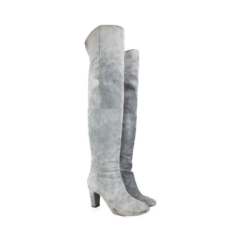 Chanel Suede Boots - 38
