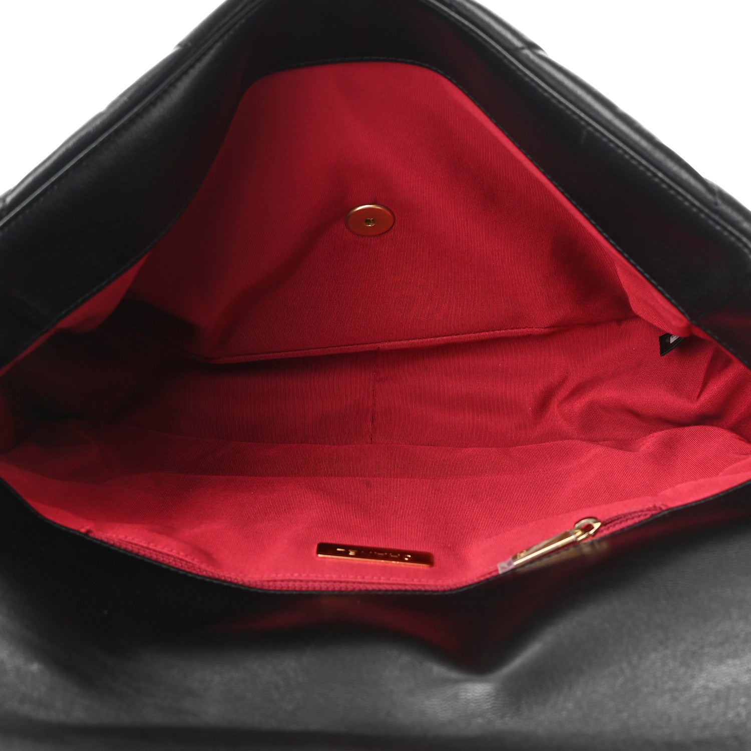 CHANEL QUILTED GOATSKIN MAXI CHANEL 19 FLAP BACK