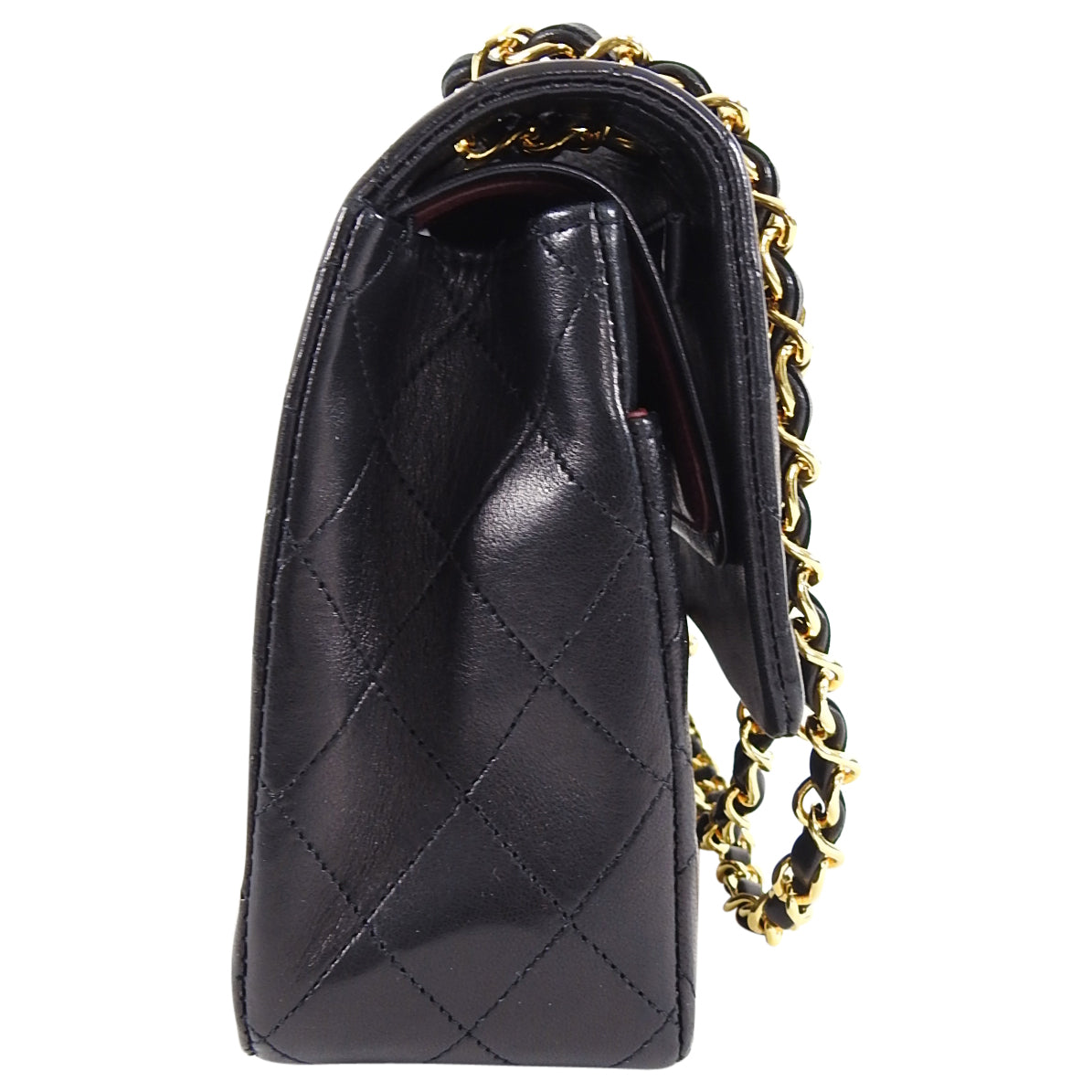 Chanel Vintage 1989-1991 Medium Lambskin Double Flap Bag