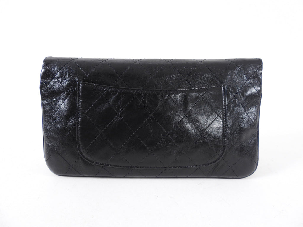Chanel Small Black and White Quilted  31 Clutch Bag