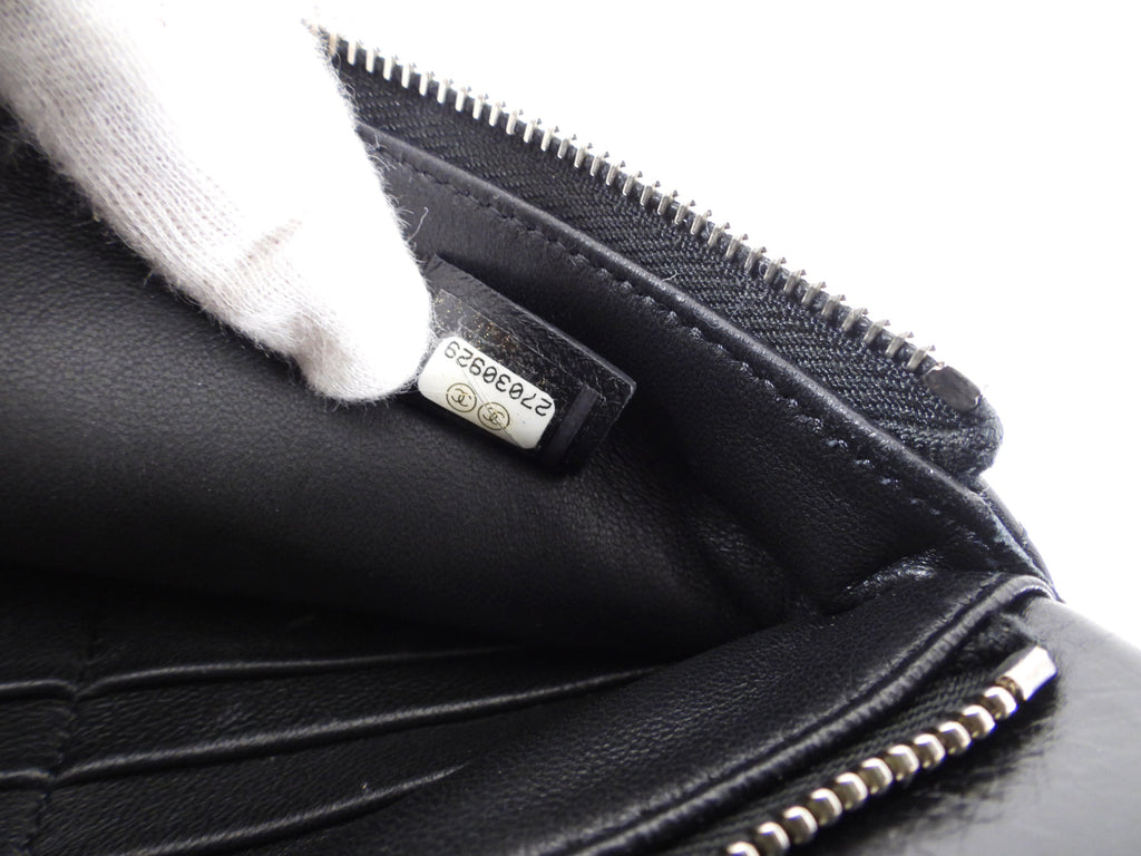 Chanel Small Black and White Quilted  31 Clutch Bag