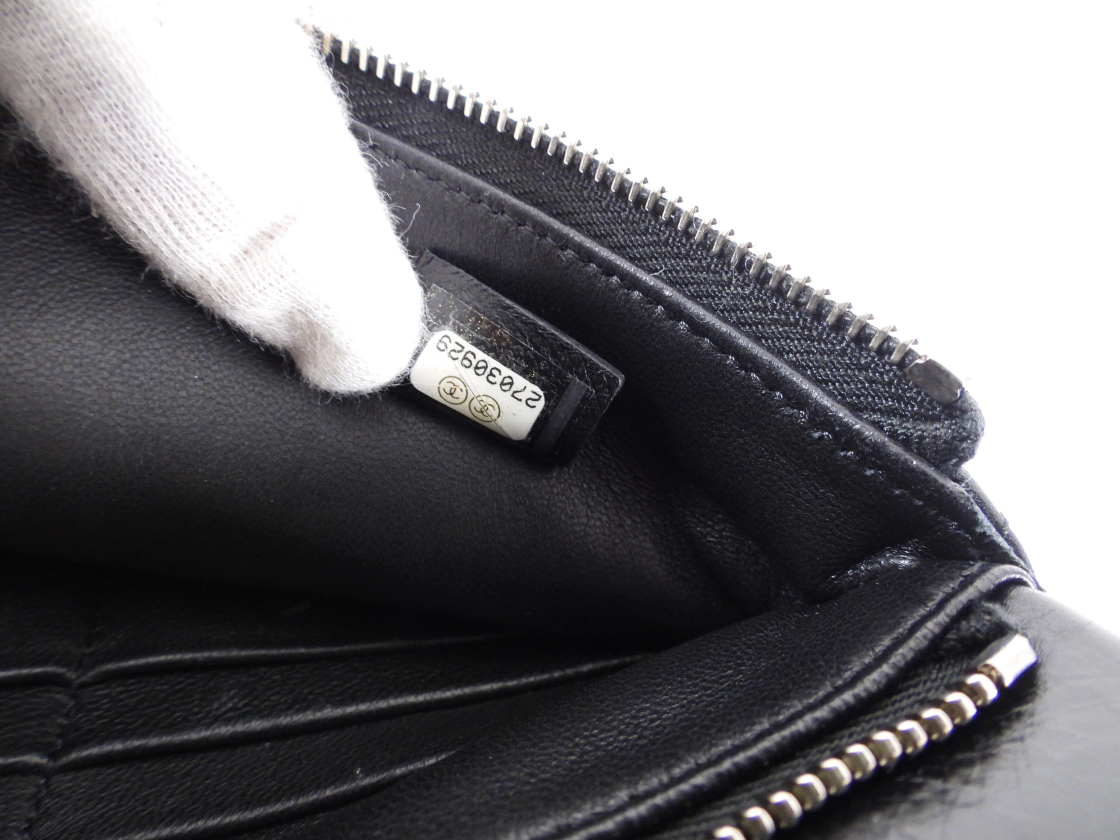 Chanel Small Black and White Quilted  31 Clutch Bag