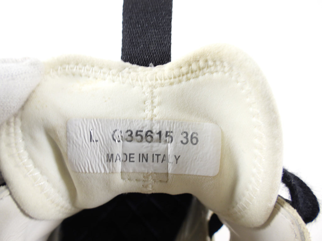 Chanel Interlocking CC Suede Logo Sneakers - 36